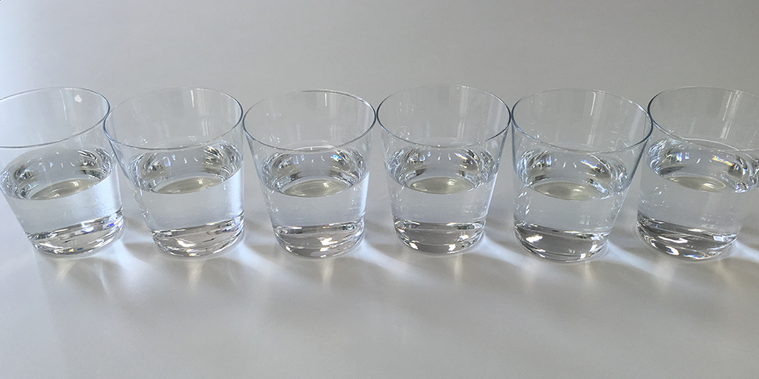 金城の華・他社製品・水道水で比較